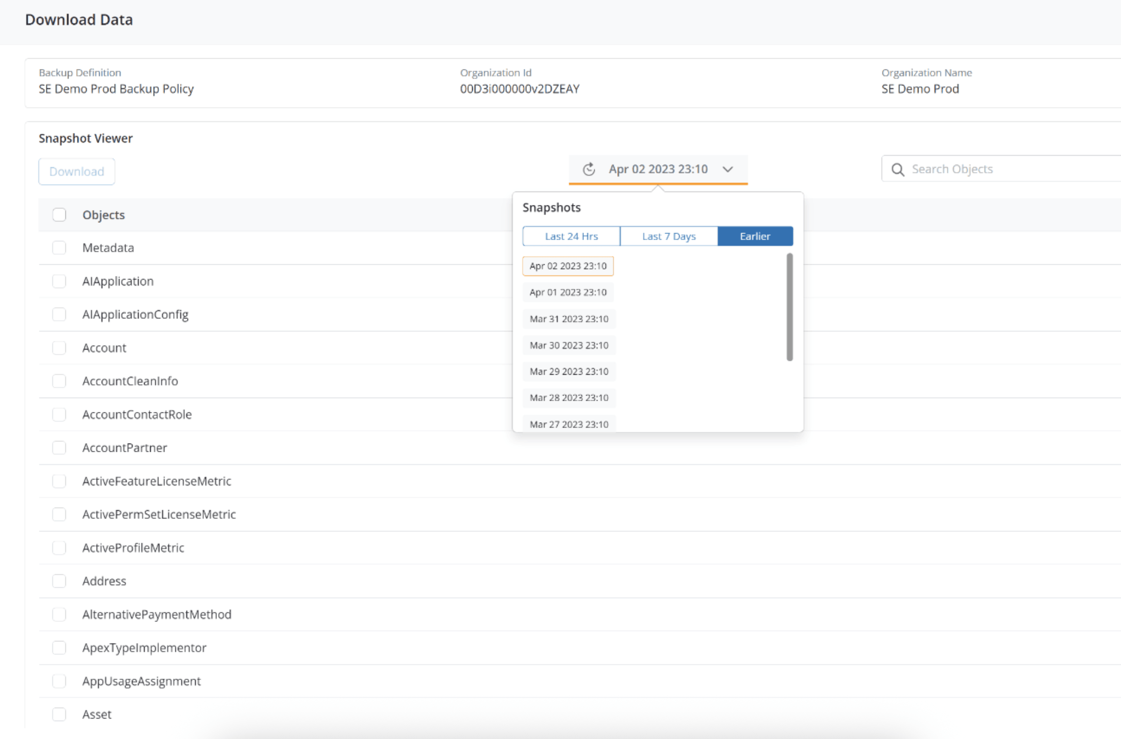 Druva backup tool