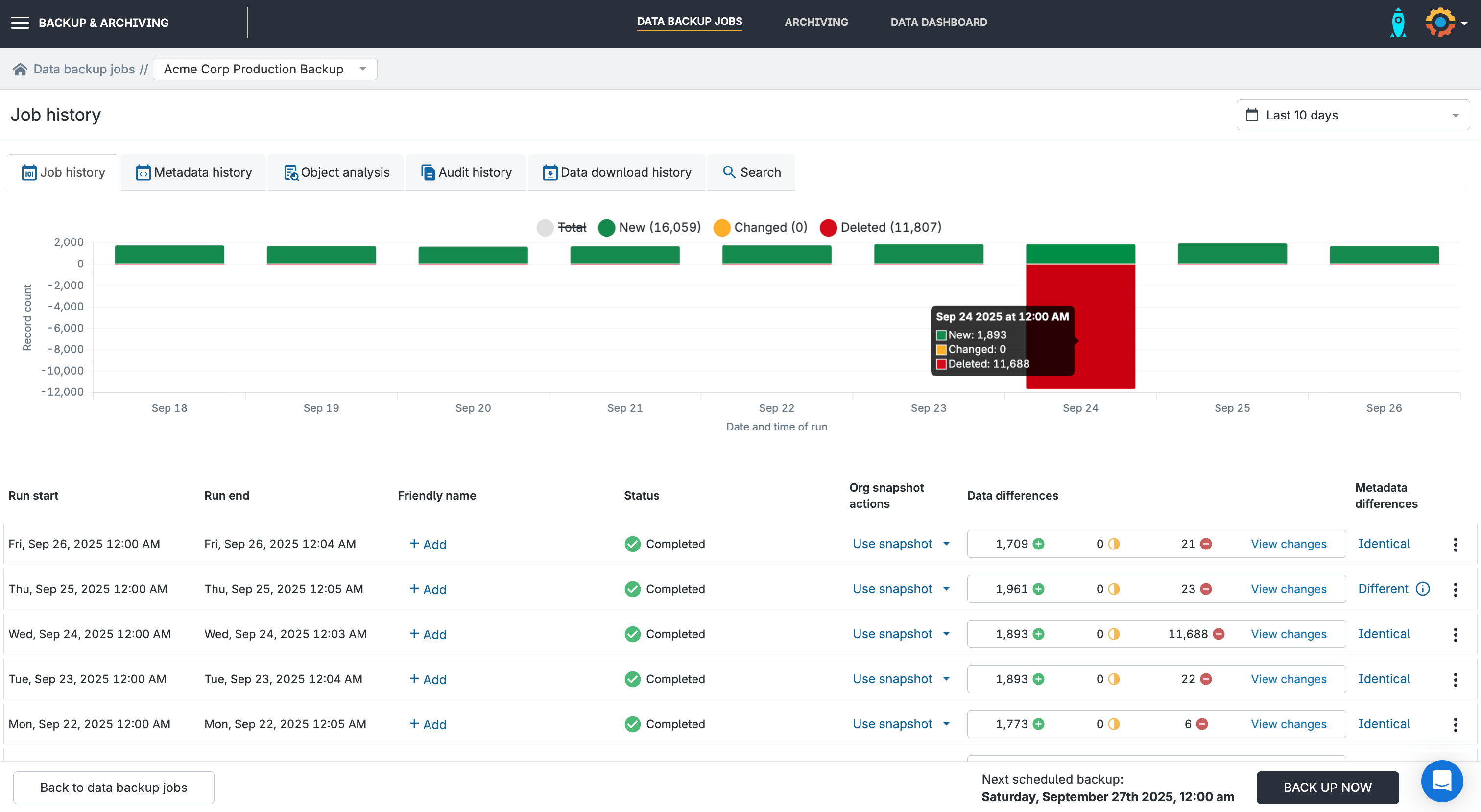 Gearset backup tool