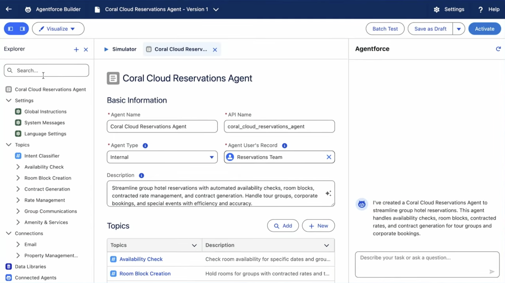 Agentforce Builder