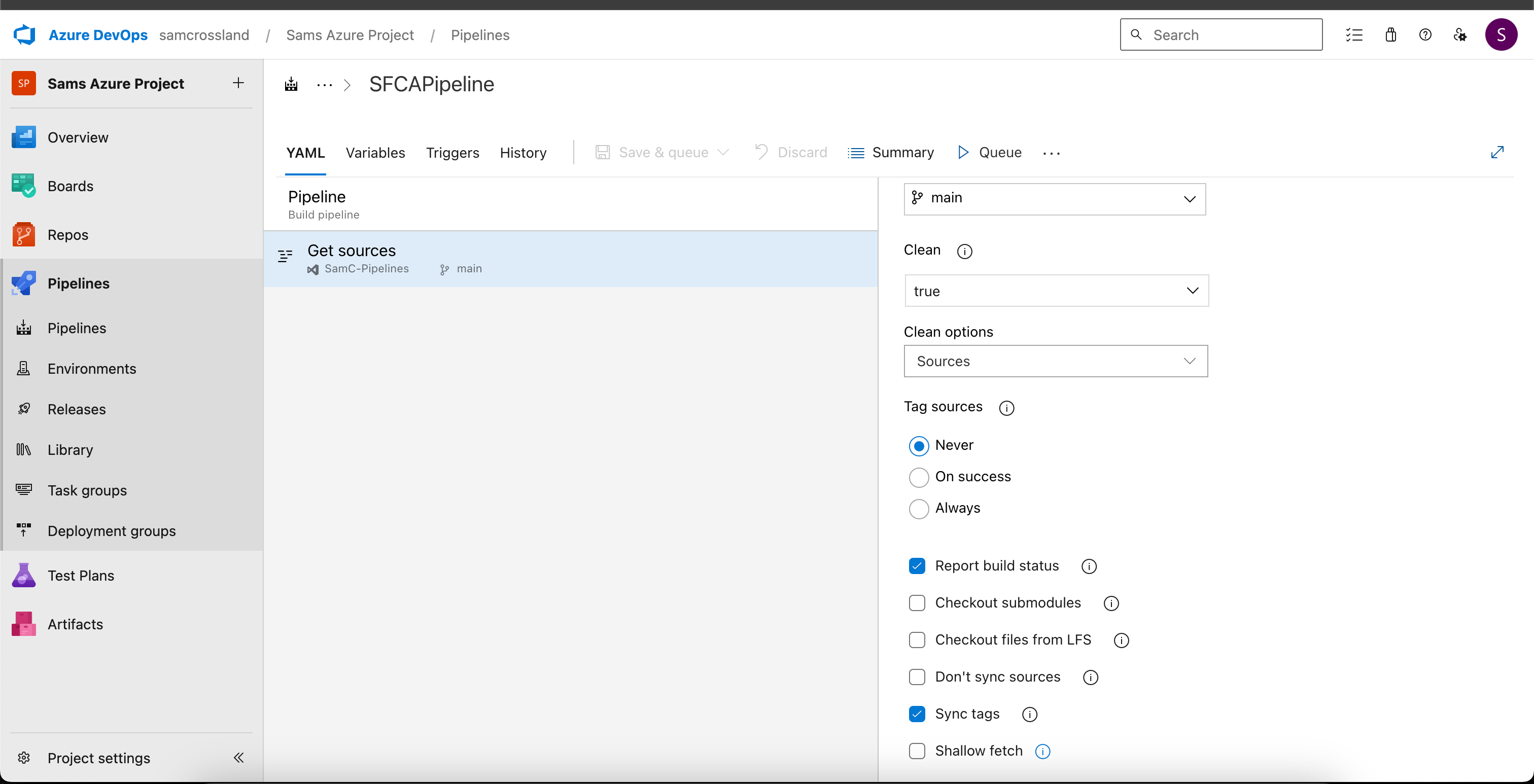 Adjust shallow fetch settings